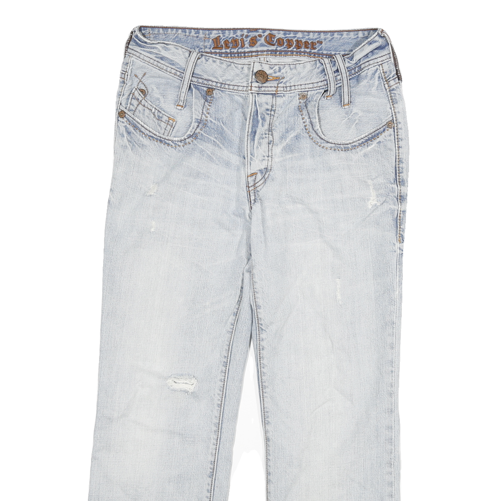 LEVI'S Mens Jeans Blue Regular Straight Denim Light W30 L26 Casual Wear