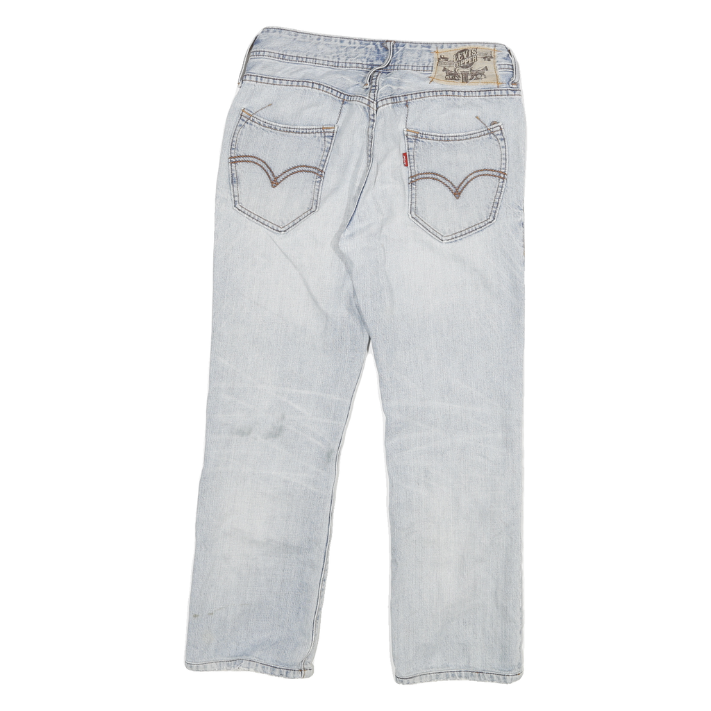 LEVI'S Mens Jeans Blue Regular Straight Denim Light W30 L26 Casual Wear