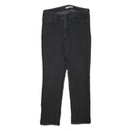 LEVI'S Womens Jeans Black Slim Skinny Denim Medium W31 L28 Stylish Classic