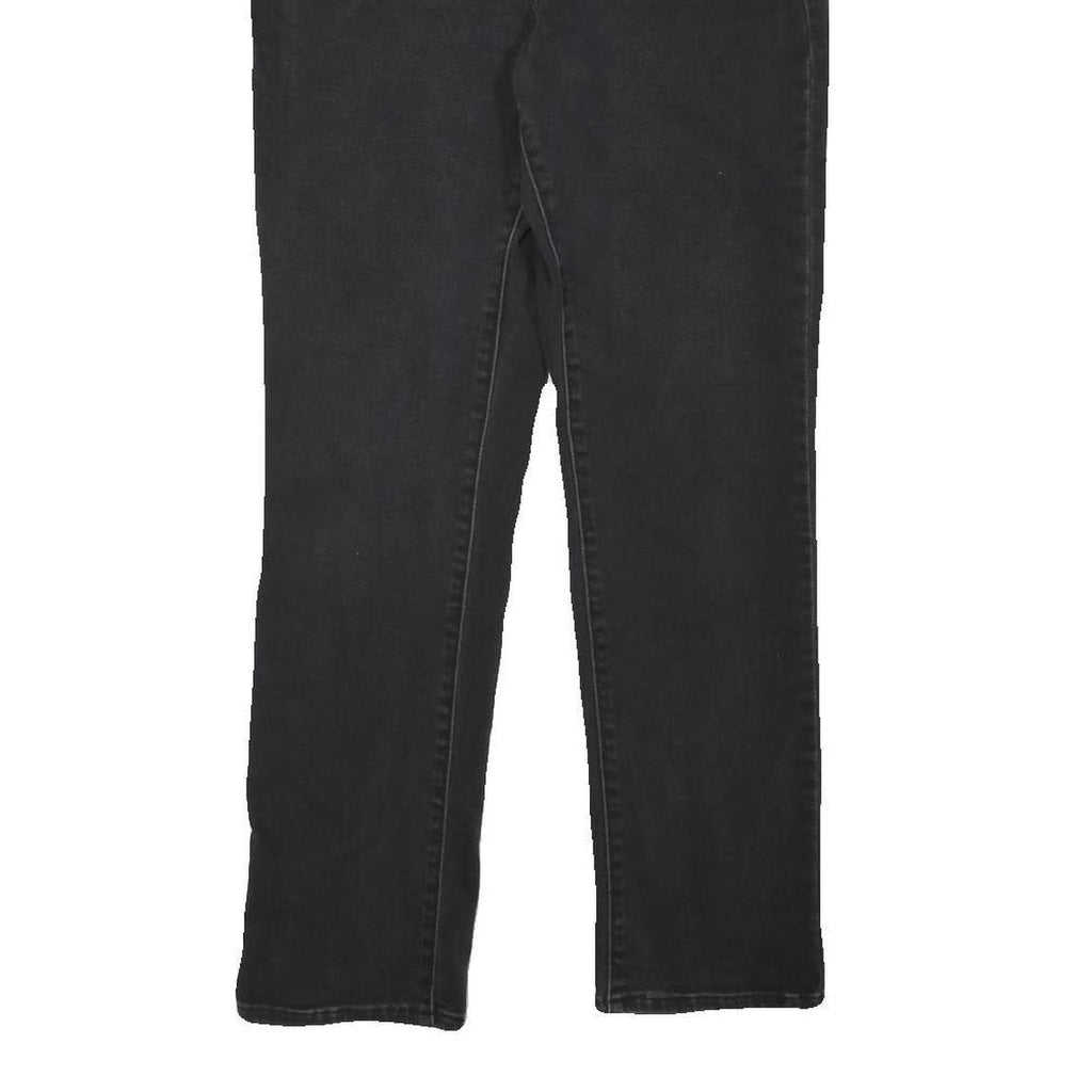 LEVI'S Womens Jeans Black Slim Skinny Denim Medium W31 L28 Stylish Classic