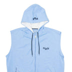 H2O Mens Blue Hoodie Full Zip L