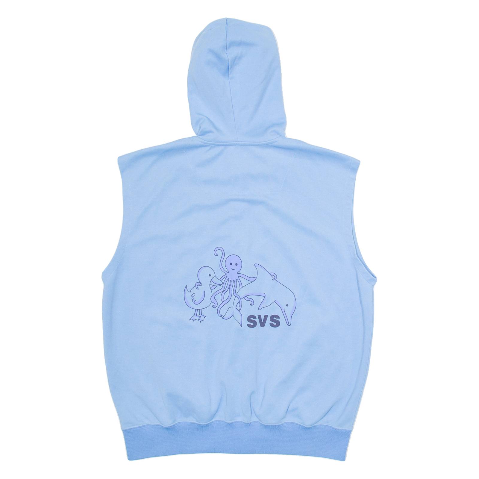 H2O Mens Blue Hoodie Full Zip L
