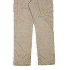 CARHARTT Mens Cotton Blend Beige Regular Fit Straight Leg Trousers W36 L34