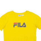 FILA Cropped Womens T-Shirt Yellow M