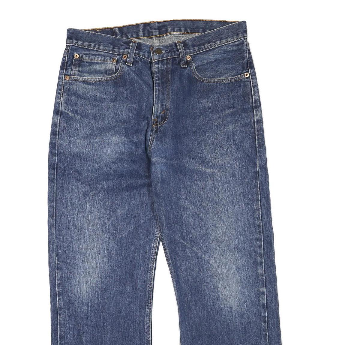 LEVI'S 751 Mens Jeans Blue Regular Straight Denim Medium W33 L27 Classic Fit