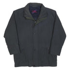 SBL Mens Black Windbreaker Jacket L Cotton Blend Zip Casual Outerwear