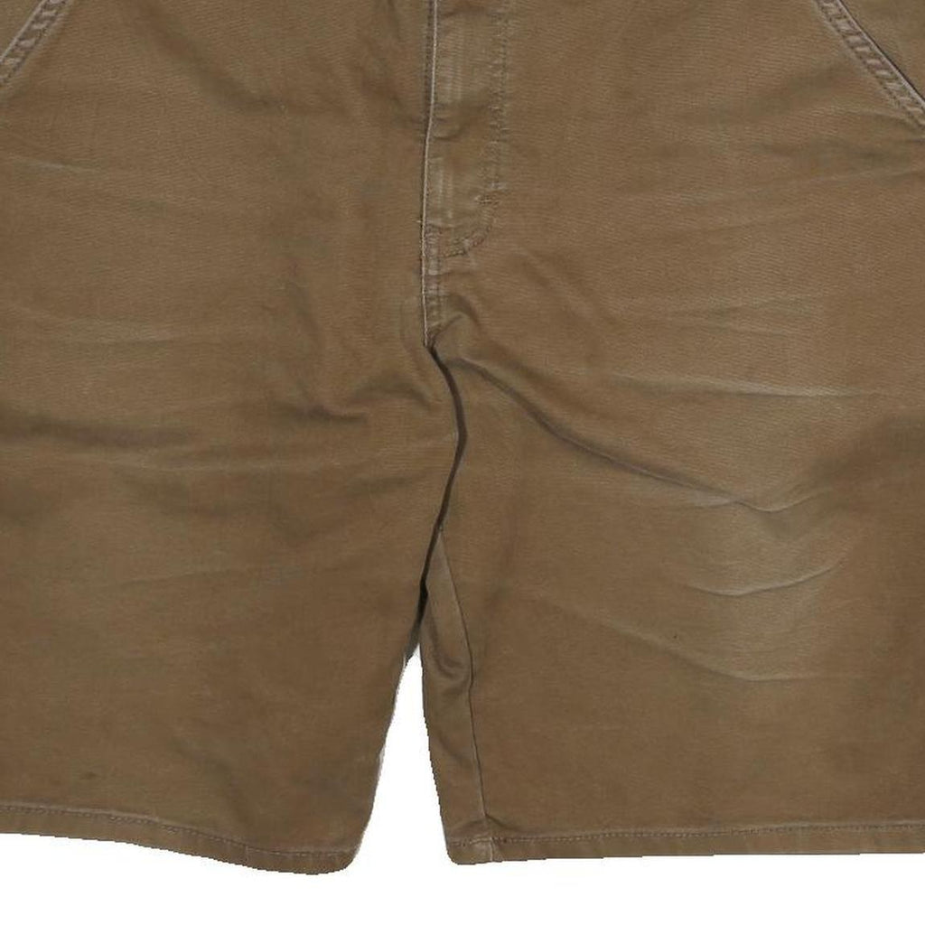 DICKIES Mens Shorts Brown Cargo Cotton Blend 2XL W40 Flex Workwear