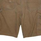 DICKIES Mens Shorts Brown Cargo Cotton Blend 2XL W40 Flex Workwear