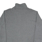 COSMOS JEANS Mens Grey 1/4 Zip Sweatshirt XL Cotton Blend Comfortable Casual