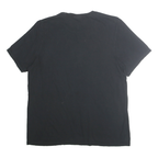 ADIDAS Mens Black Team Colorado Volleyball Graphic T-Shirt L Crew Neck Short