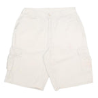 DICKIES Mens Shorts White Casual Cargo Cotton M W34 Workwear Pocket