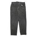 LEVI'S 550 Womens Jeans Black Regular Straight Denim Medium W38 L31 Classic Fit