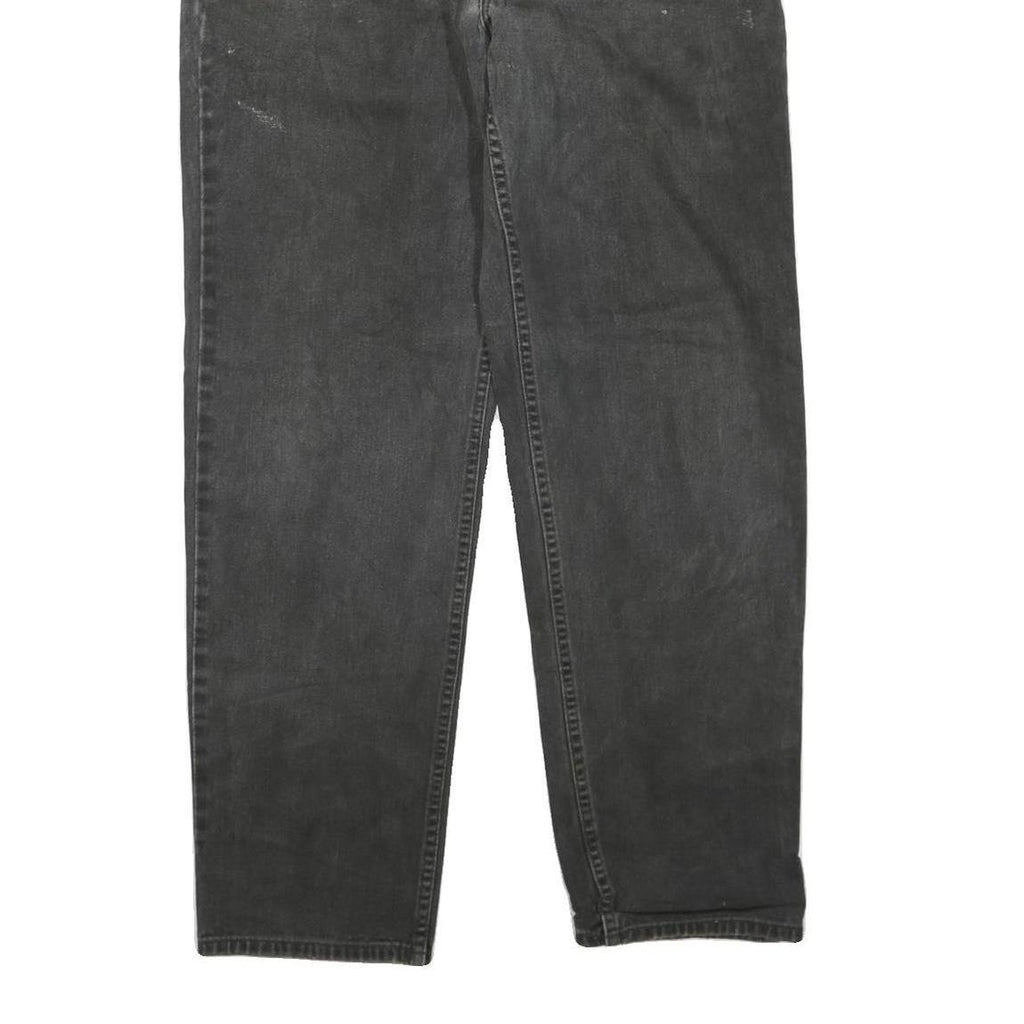 LEVI'S 550 Womens Jeans Black Regular Straight Denim Medium W38 L31 Classic Fit