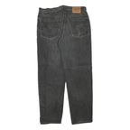 LEVI'S 550 Womens Jeans Black Regular Straight Denim Medium W38 L31 Classic Fit