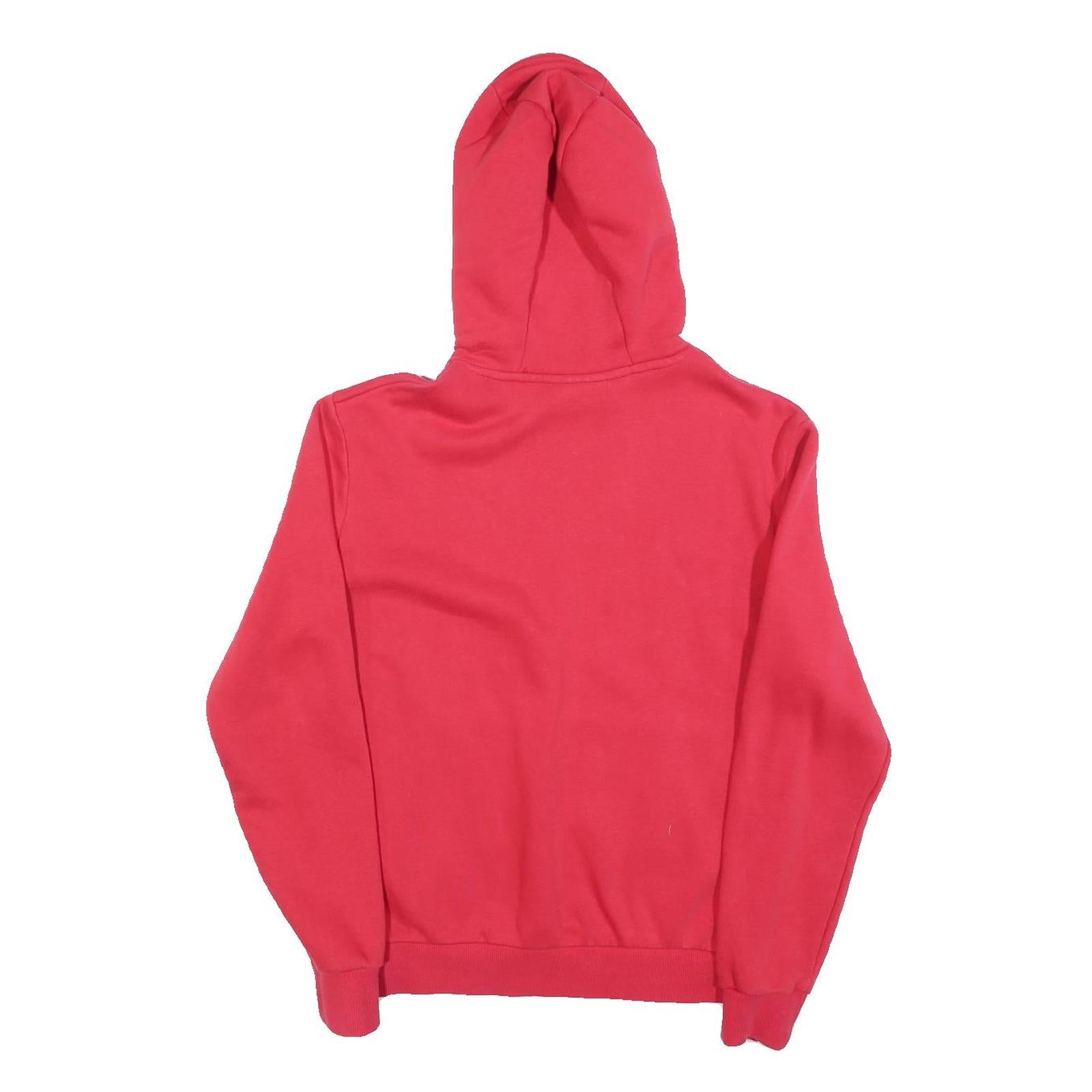 FILA Mens Red Hoodie XS Cotton Blend Pullover Hooded Sweatshirt