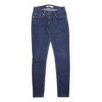 LEVI'S 524 Womens Jeans Blue Slim Skinny Denim W27 L32 Stretch Zip