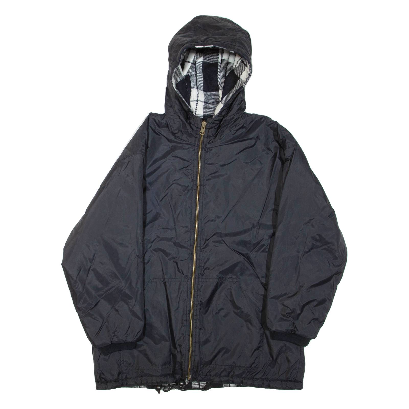 CAMPUS Reversible Mens Jacket Black Hooded L