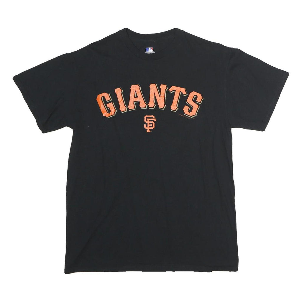 GENUINE MERCHANDISE Mens Black Giants Graphic T-Shirt M Short Sleeve Crew Neck