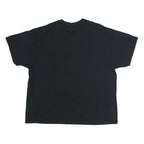 NFL Mens Black Carolina Panthers Football Graphic T-Shirt 2XL Crew Neck Short