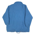 Womens Blue Polyester Blend Casual Zip Jacket XL Plain Lightweight Outerwear