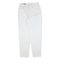 JINGLERS Mens Jeans White Regular Straight Denim W30 L31 Zip Cotton Blend