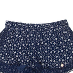 SUPERDRY Womens Casual Shorts Blue Geometric S W28