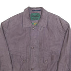 KEMPEL Mens Grey Jacket M Polyester Blend Button Closure Casual Classic