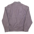 KEMPEL Mens Grey Jacket M Polyester Blend Button Closure Casual Classic
