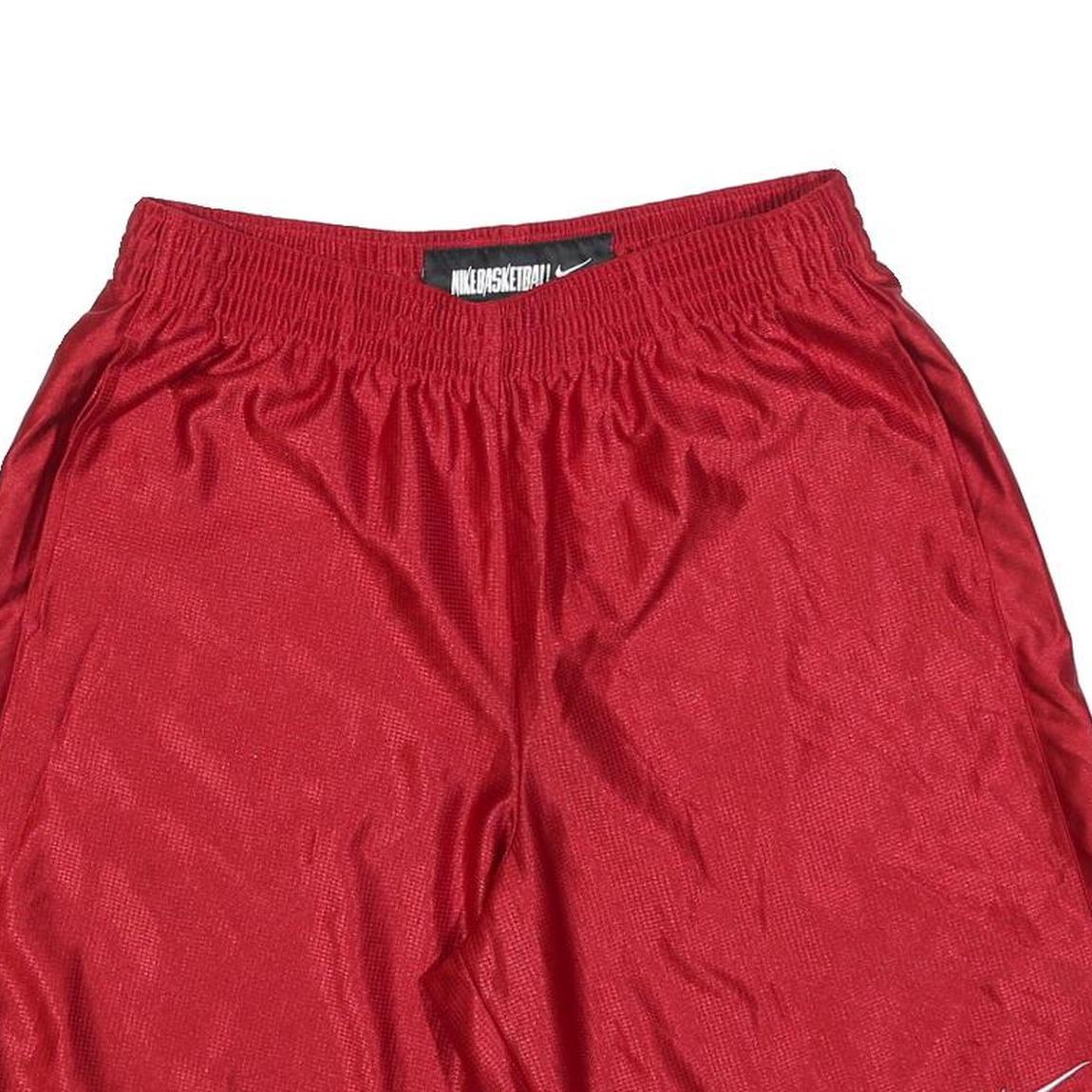 NIKE Mens Shorts Red L W32 Sportswear Polyester Athletic Gym Comfortable