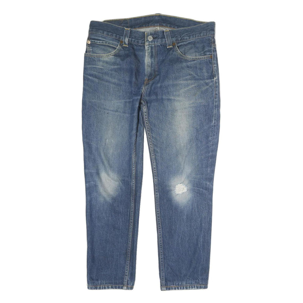 LEVI'S 511 Mens Jeans Blue Regular Skinny Denim Medium W35 L25 Classic Fit Zip
