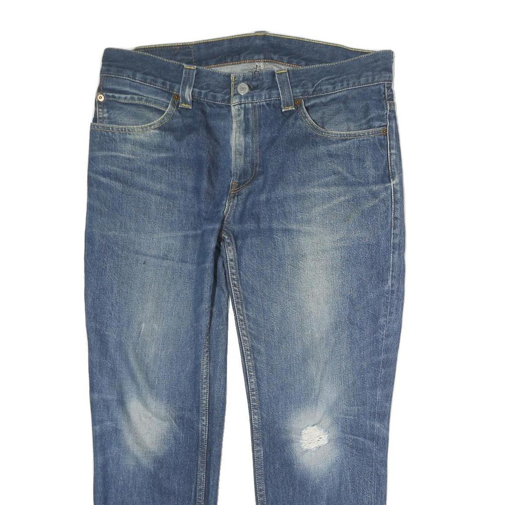 LEVI'S 511 Mens Jeans Blue Regular Skinny Denim Medium W35 L25 Classic Fit Zip
