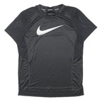 NIKE RUNNING Womens Black Running T-Shirt S Short Sleeve Crew Neck Sports
