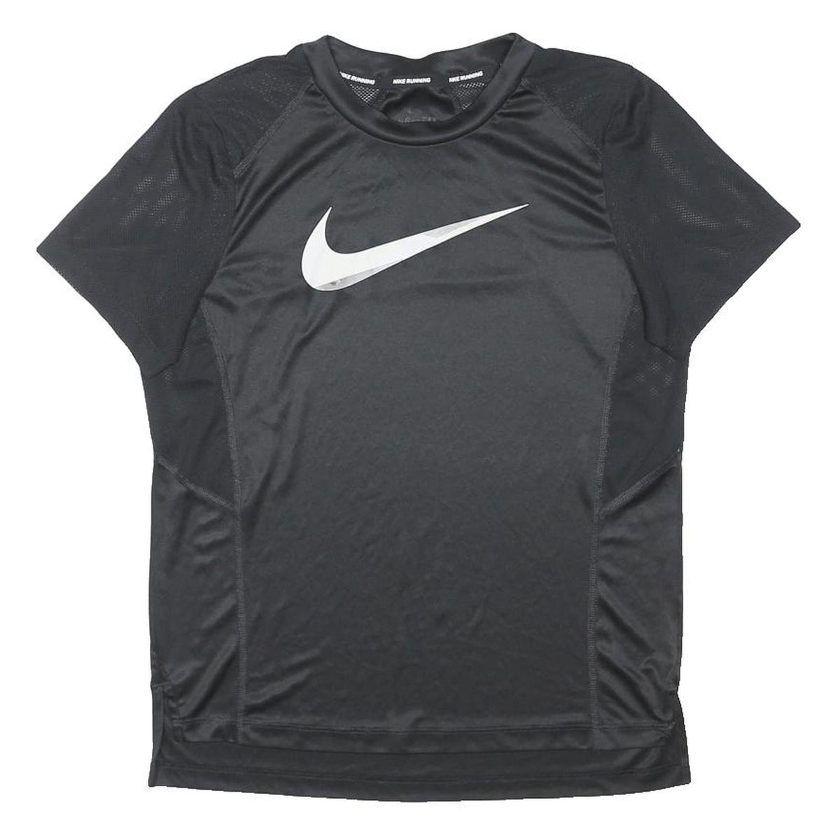 NIKE RUNNING Womens Black Running T-Shirt S Short Sleeve Crew Neck Sports