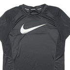 NIKE RUNNING Womens Black Running T-Shirt S Short Sleeve Crew Neck Sports