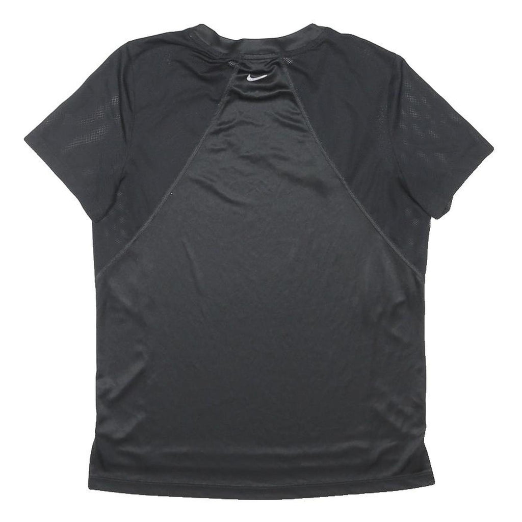 NIKE RUNNING Womens Black Running T-Shirt S Short Sleeve Crew Neck Sports