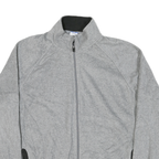 STARTER Mens Grey Jacket XL Polyester Blend Zip Plain Casual Lightweight