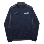 NIKE Mens Navy Blue Track Jacket M Polyester Sportswear Gym Zip Up Casual