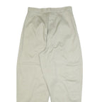 FORENZA Womens Cotton Beige Relaxed Tapered Trousers W30 L30 Casual Comfort