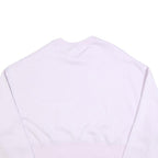 NIKE Womens Lilac Purple Crew Neck M Small Swoosh Logo Cropped Sweatshirt