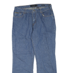 CALVIN KLEIN JEANS Womens Regular Fit Blue Denim Straight Jeans W33 L30 Casual