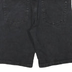 DKNY Womens Shorts Black Bedford Slim Fit L W32 Denim Casual Stylish
