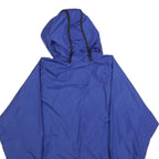 FILA Womens Blue Zip Hooded Jacket M Polyester Blend Lightweight Sportswear