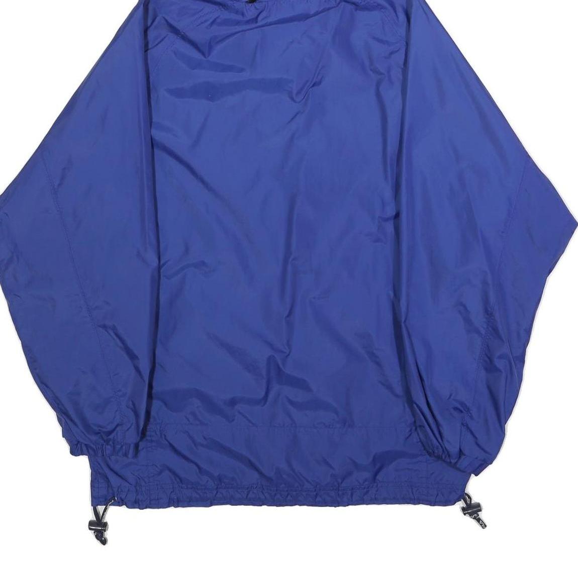 FILA Womens Blue Zip Hooded Jacket M Polyester Blend Lightweight Sportswear