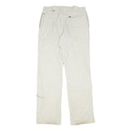 FJALLRAVEN Mens Polyamide White Regular Trousers W33 L36 Outdoor Hiking Zip