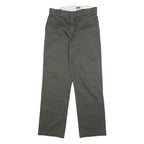 DICKIES Mens Regular Fit Green Cotton Blend Trousers W30 L32 Workwear Straight