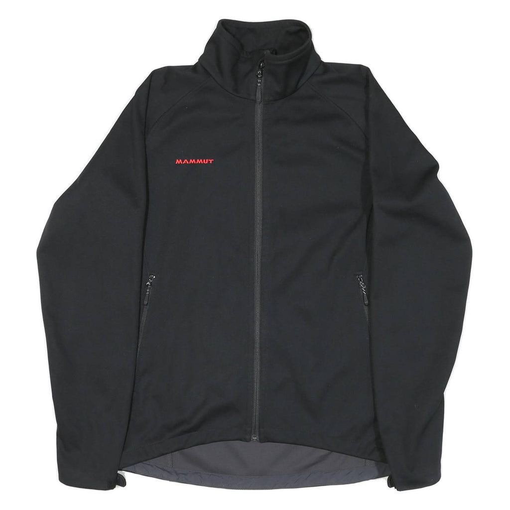 MAMMUT Womens Black Outdoor Jacket M Polyester Blend Zip Sports Activewear