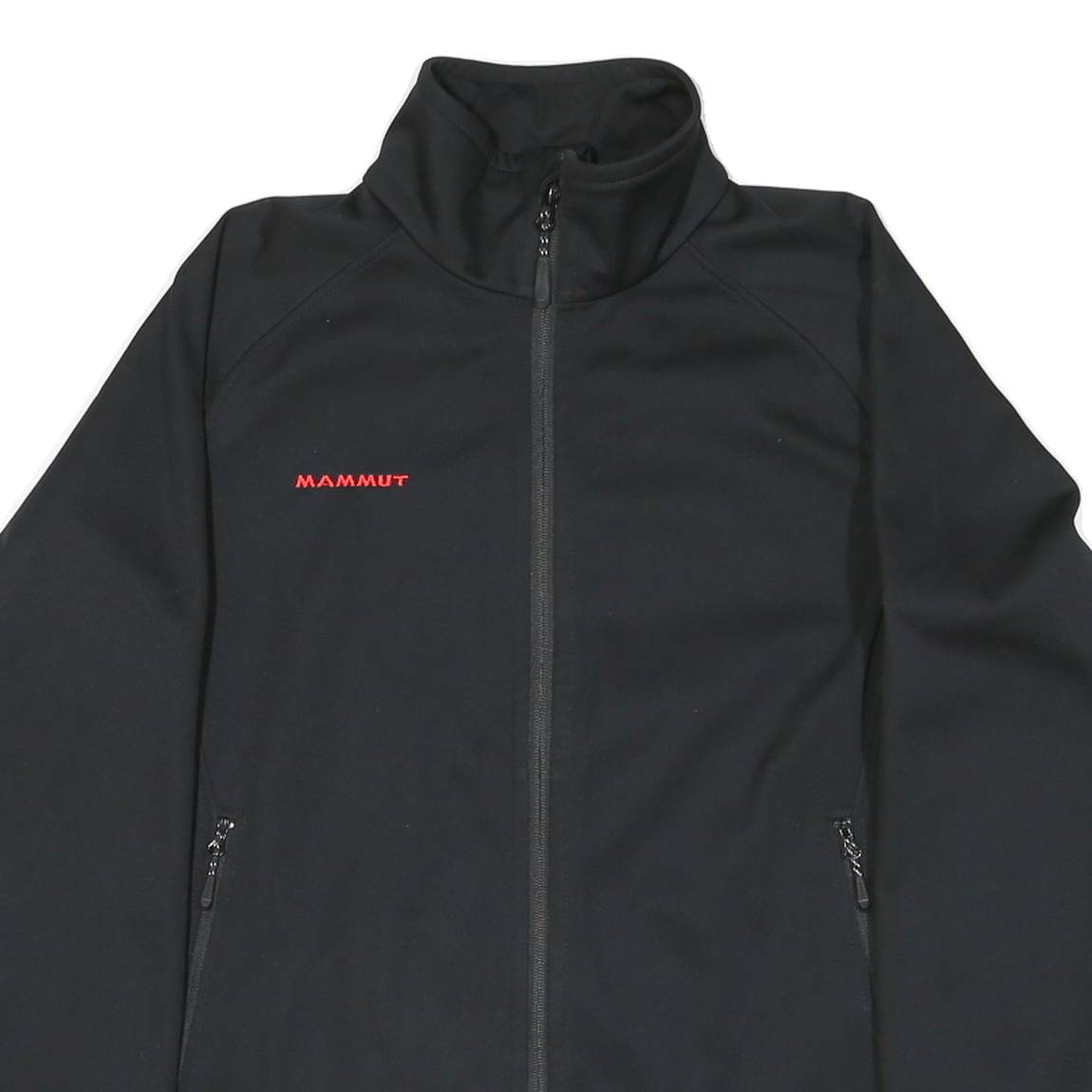 MAMMUT Womens Black Outdoor Jacket M Polyester Blend Zip Sports Activewear