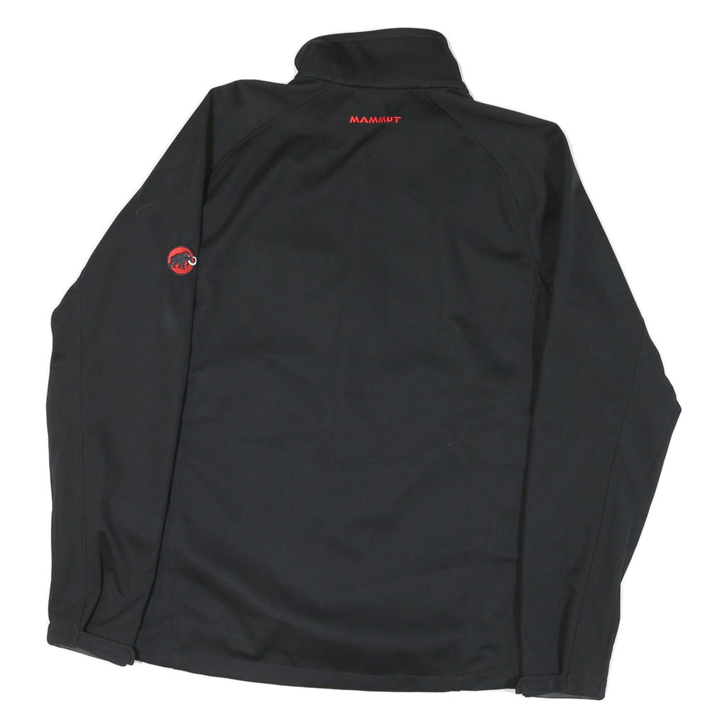 MAMMUT Womens Black Outdoor Jacket M Polyester Blend Zip Sports Activewear