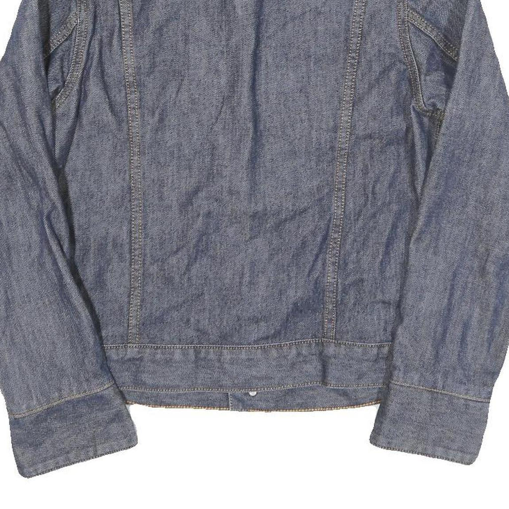 LEVI'S Womens Blue Denim Jacket XXS Cotton Blend Button Closure Classic Fit