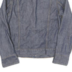 LEVI'S Womens Blue Denim Jacket XXS Cotton Blend Button Closure Classic Fit